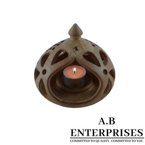 Handcrafted decorative tea light holder made in India by A.B. Enterprises – premium home décor and gifting accessory