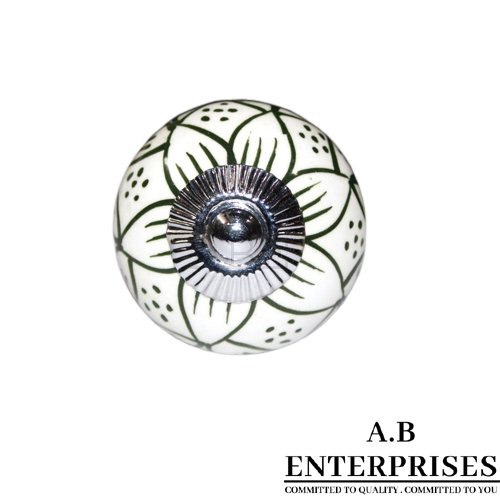 Ceramic Cabinet Knob available in all Pantone colors by A.B. Enterprises India