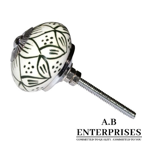 Ceramic Cabinet Knob available in all Pantone colors by A.B. Enterprises India