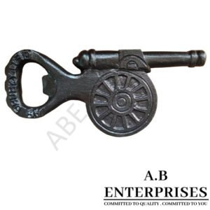 Canon Bottle Opener – Cast Iron Metal Bar Tool by A.B. Enterprises