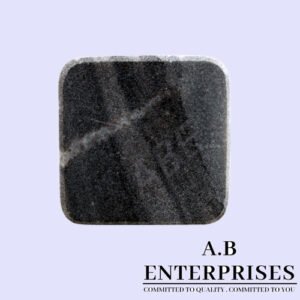 Marble Stone Cabinet Knob in black pattern by A.B. Enterprises India