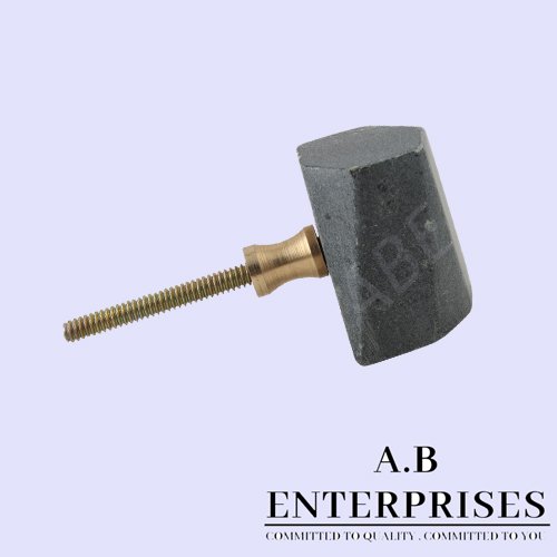 Marble Stone Cabinet Knob in green pattern by A.B. Enterprises India