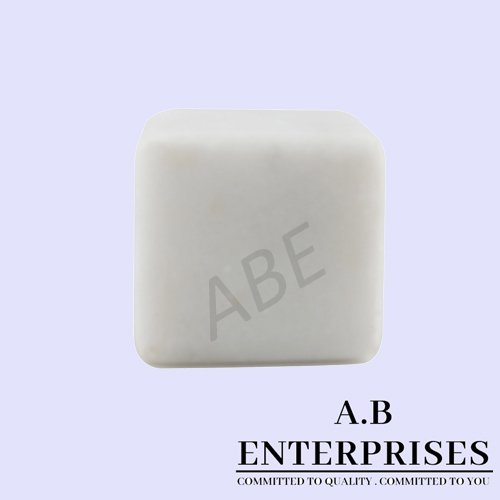 Marble Stone Cabinet Knob in white pattern by A.B. Enterprises India