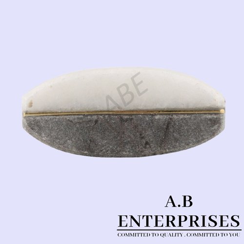 Marble Stone Cabinet Knob in Black n White pattern by A.B. Enterprises India