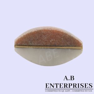 Marble Stone Cabinet Knob in duo pattern by A.B. Enterprises India