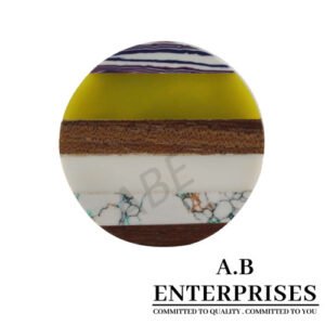 Wooden Cabinet Knob with multicolor design by A.B. Enterprises India