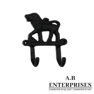Cast Iron Lion Hook – Royal Decorative Wall Hook by A.B. Enterprises